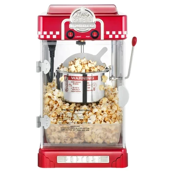 Настольная ретро-машина для приготовления попкорна Bambino (2,5 унции, красная)