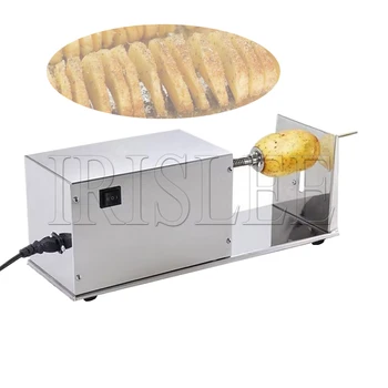 Электрическая спиральная картофелерезка, эффективная картофельная башенная машина, автоматическое растяжение
