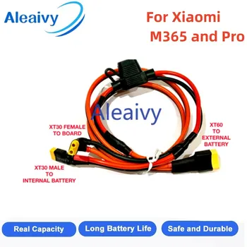 ALEAIVY Для Параллельного дополнительного расширения XIAOMI m365 и Pro 36v 48v Комплект Кабелей для батарейного блока XT30 и XT60 аксессуары + предохранитель 30A