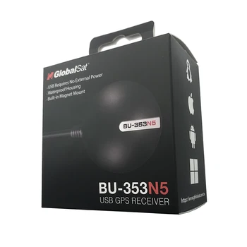 Globalsat BU-353N5 BU353N5 Кабель USB Антенна GNSS GPS Приемник G Мышь Магнитная SIRF Замена BU-353S4 BU353-S4 BU353S4