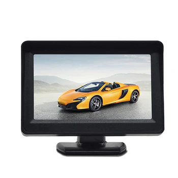 4,3-Дюймовый TFT автомобильный монитор LCD с резервным экраном заднего вида, DVD-дисплей для комплекта заднего вида, камера для парковки заднего хода