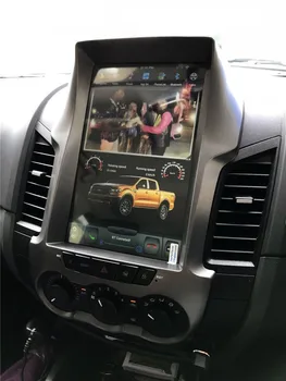 Сенсорный экран Android 11 Tesla для Ford Ranger 2011-2016, автомобильный радиоприемник, мультимедийный плеер, GPS-навигация, стерео, авторадио