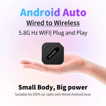 Мини Android Auto Carplay Беспроводной Адаптер AI Box Автомобильный OEM Проводной Android Auto К Беспроводному USB-ключу для Apple SamSung XiaoMi