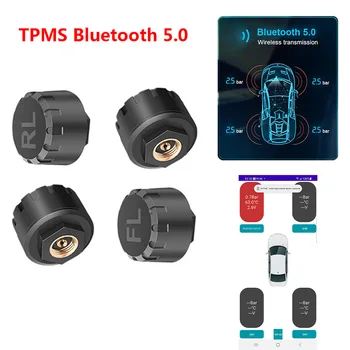 Автомобильные датчики давления в шинах TMPS, Мотоциклетные TPMS, Bluetooth-совместимая система контроля давления в шинах, Внешний датчик Android/IOS