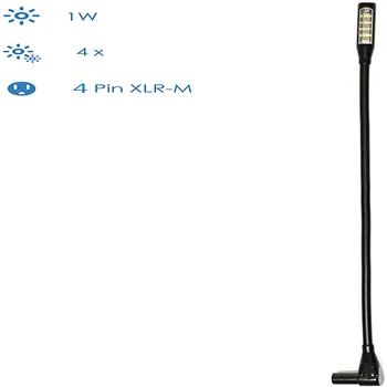 YAMAHA CL5 CL3 CL1 QL5 QL1 RIVAGE PM5D Лампа с гусиной шеей, 4-контактная XLR-лампа, прямоугольный микшер, DJ-лампа, 4-контактная XLR-лампа