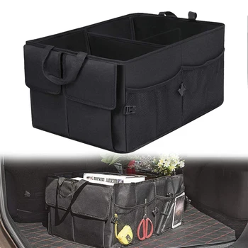 Универсальный Органайзер для багажника автомобиля, экологичный прочный складной ящик для хранения грузов, автомобильный дорожный чехол для внедорожника