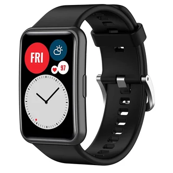 Силиконовый Ремешок Для Huawei Watch FIT Band Smartwatch Спортивный Ремень Сменный Браслет Ремень браслет Correa Huawei Watch fit Strap
