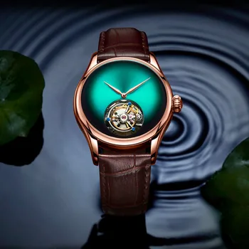 Оригинальные Мужские часы с Турбийоном бренда AESOP, Модные Водонепроницаемые механические наручные часы, Роскошные Сапфировые часы Relogio Masculino