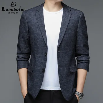 Весенне-осенний мужской повседневный костюм Корейской версии, приталенный маленький костюм, мужской повседневный пиджак