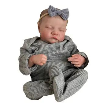 Куклы 19-дюймовые Имитационные детские куклы, реалистичные Спящие куклы, которые выглядят настоящими, Ручной работы, утяжеленный Рождественский подарок