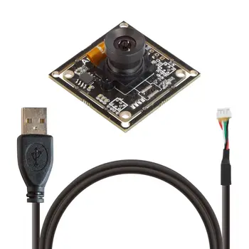 Плата USB-камеры Arducam с глобальным затвором 120 кадров в секунду, Модуль UVC-камеры 1MP OV9281 с объективом M12 с низким уровнем искажений Без микрофонов, f