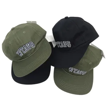 Японская шляпа с плоскими полями WTAPS, мягкий цилиндр, модная мужская и женская бейсболка от модного бренда Tooling