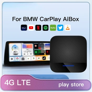 Беспроводной Carplay Ai Box Для BMW 2019-более поздней версии Беспроводной Адаптер Carplay 8 Core Ram 4GB Rom 64GB Android Auto Встроенный GPS