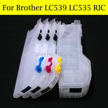 4 шт./компл. для принтеров Brother DCP-J100x J200 MFC-J200 J105 с чернильным картриджем LC539 535 для Brother