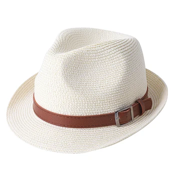 Солнцезащитные шляпы для женщин и мужчин, Регулируемая Летняя панама, джазовая широкополая шляпа, UV UPF 50, складная упаковываемая соломенная пляжная шляпа