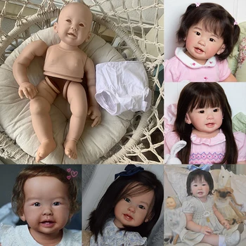 FBBD 28 дюймов Teegan Reborn Doll Наборы Реалистичная Возрожденная Девочка В Свежем Цвете DIY Незаконченные Части Куклы Виниловые Куклы Реборн Комплект Игрушек