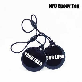Изготовленный на заказ брелок с эпоксидной меткой NFC NTAG216 13,56 МГц 14443A протокол NFC Forum Type 2