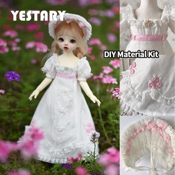 YESTARY DIY Material Pack Blythe Одежда для Obitsu 24 1/6 1/4 1/ Аксессуары для кукол 4MDD BJD Ретро Платье Куклы Учебник Подарок для девочки