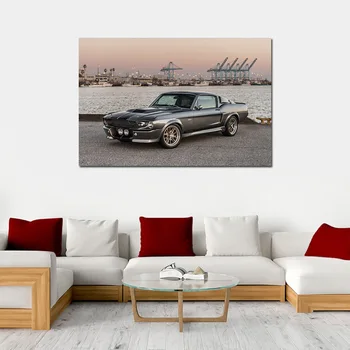 2000 Ford Mustang GT500 Элеонора Автомобильная Роспись Плакаты Настенное Искусство Картина Декоративная Печать Холст Картины Для Гостиной Домашний Декор