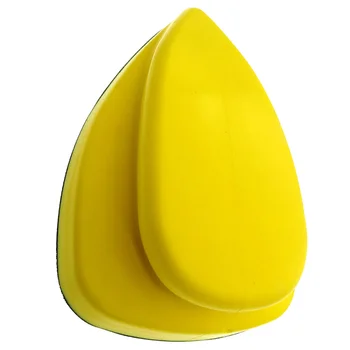 Полировальный диск в форме треугольной крысы, Ручной Шлифовальный диск, Наждачная бумага, Полировальный коврик черного и желтого цветов