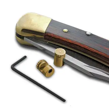 1 комплект Латунных Кнопочных Винтовых Гаечных Ключей с накатанной головкой для ножа Buck 110 Инструменты для удаления Винтовых кнопок Аксессуары