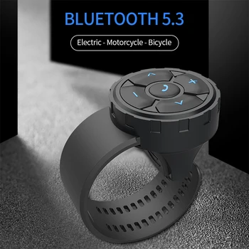 Беспроводная 5.3 Bluetooth-совместимая Кнопка Дистанционного Управления, Наушники Для Шлема, Руль мотоцикла/Велосипеда, Мультимедийный контроллер Рулевого колеса Автомобиля