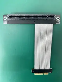 Удлинитель PCI-E x4 кабель-адаптер x16 16x 4x PCIe 4.0 высокоскоростной стабильный удлинитель рулевого управления 1U gen4 64G/bps (макс.)