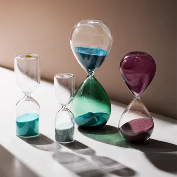 Креативные Стеклянные Песочные часы Chronope Настройки 5, 10, 15 Минут Украшения для дома в гостиной Высокого качества, Бесплатная Доставка