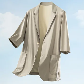 2860-R-Деловой повседневный серый костюм-тройка, мужская корейская версия трендовой весенне-летней рабочей профессиональной одежды