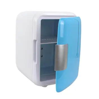 Мини-персональный холодильник Мини-холодильник для спальни Мини-Персональный холодильник-охладитель для спальни, путешествий и автомобиля, 4 литра Большой емкости