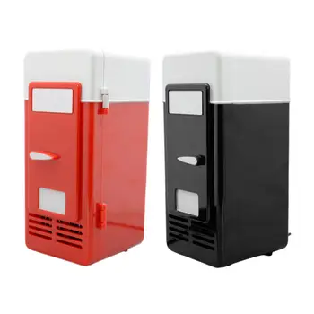 USB Мини Автомобильный холодильник с морозильной камерой Обогреватель может работать на рабочем столе в офисе, дома, в Походах